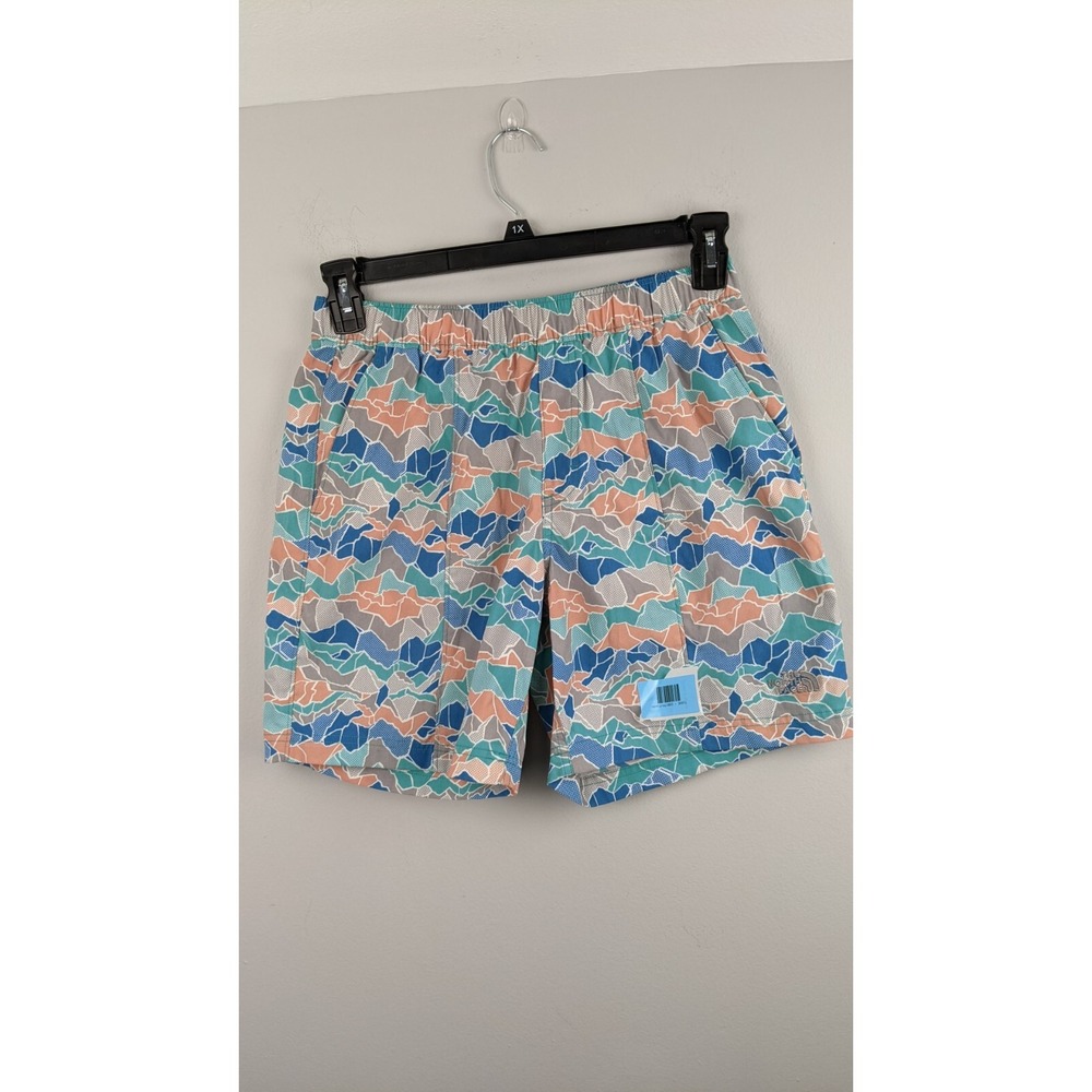 The North Face Men's S Swim Shorts • Multicolor Print •‎ Elastic Waist